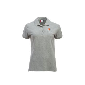 Polo skjorte - dame Grey Melange